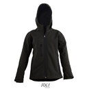 Kids` Hooded Softshell Jacke Replay