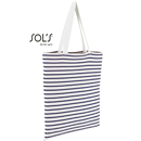 Striped Jersey Shopping Bag Luna