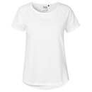 Camiseta de manga enrollada para mujer