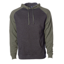 Men`s Lightweight Raglan Hooded Pullover