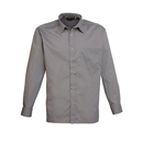 Camicia a maniche lunghe in popeline da uomo