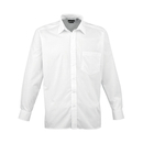 Camisa de manga larga de popelina para hombre