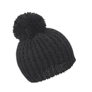 Knitted Flute Pom Pom Hat