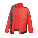 Giacca softshell a contrasto da uomo 3in1