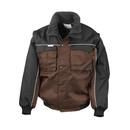 Chaqueta resistente con mangas con cremallera