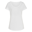 Sharon Oversized Slub Cuello redondo Mujer