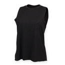 Chaleco de sisa de cuello alto para mujer