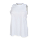 Women`s High Neck Slash Armhole Vest
