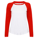 Women`s Long Sleeved Baseball T