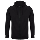 Sudadera con capucha unisex de corte slim con cremallera
