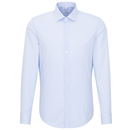 Camicia da uomo slim fit a quadri / righe manica lunga