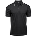Luxury Stripe Stretch Polo
