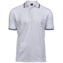 Polo elástico de rayas de lujo