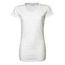 T-shirt elasticizzata da donna, lunghezza extra