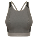 Ladies Seamless Panelled Crop Top