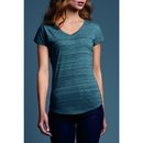 Women`s Tri-Blend V-Neck Streak Tee