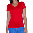 Women`s Poly-Cotton Crew Neck T-Shirt