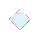 Piped Border Baby Towel With Hood Terry