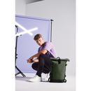 Block Roll-Top Backpack