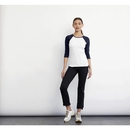 3/4-Sleeve Contrast Raglan T-Shirt