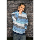 Printed Striped Marl Pullover