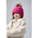 Infant Faux Fur Pom Pom Chunky Beanie