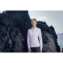 Camisa Oxford de manga larga para mujer