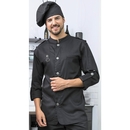 Kochjacke Bikerstyle mit Schulterklappen