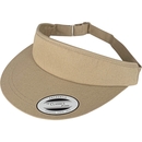 Flat round visor cap