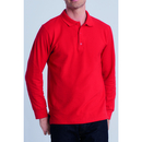 Premium Cotton® Long Sleeve Double Piqué Polo