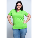 Curves T-Shirt V-Neck Lady