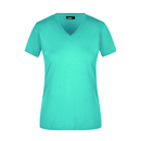 Ladies` Slim Fit V-T