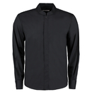 Men`s Tailored Fit Bar Shirt Mandarin Collar Long Sleeve