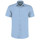 Camisa de popelina Tailored Fit de manga corta