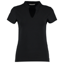 Regular Fit Corporate Top V Neck Mandarin Collar