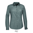 Women`s Long Sleeve Poplin Shirt Barnet