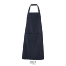 Denim Bib Apron "Grant" with Pocket