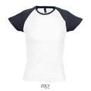 Women`s Raglan Colour-T Milky