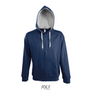 Contrasted Zipped Hooded Jacket Soul Men