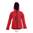 Kids` Hooded Softshell Jacke Replay