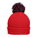 Pompon Hat with Brim