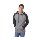 Men`s Lightweight Raglan Hooded Pullover