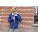 Chaqueta unisex Sherpa con cremallera y capucha forrada en Sherpa