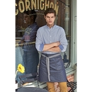 Division Waxed Look Denim Waist Apron