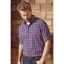 Sidehill Check Mens Long Sleeve Cotton Shirt