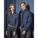Ladies` Poplin Long Sleeve Blouse