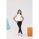 Kids` High Neck Crop Vest