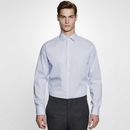 Camicia da uomo slim fit a quadri / righe manica lunga