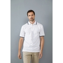 Polo in piqué con doppia riga