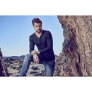 Men´s V-Neck T-Shirt Longsleeve